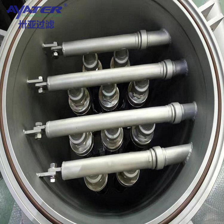 卅亞過濾 密閉不銹鋼燭式過濾器 全自動(dòng)自清洗排渣過濾器