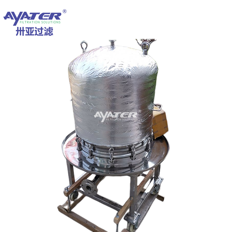 卅亞過濾  層疊式活性炭過濾器 立式 全不銹鋼材質(zhì) 精密濾芯